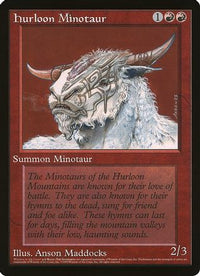 Hurloon Minotaur (Wizards of the Coast Caravan Tours) -  (OVER-) - Oversize Cards