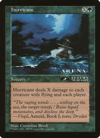 Hurricane (2nd Place) (Arena League) -  (OVER-) - Oversize Cards