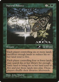 Natural Balance (3rd Place) (Arena League) -  (OVER-) - Oversize Cards
