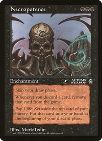 Necropotence (1st Place) (Arena League) -  (OVER-) - Oversize Cards