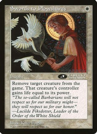 Swords to Plowshares (3rd Place) (Arena League) -  (OVER-) - Oversize Cards