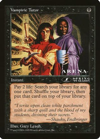 Vampiric Tutor (Arena League) -  (OVER-) - Oversize Cards