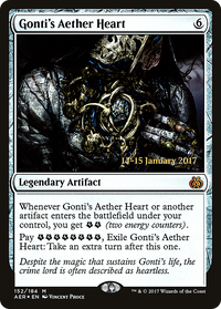 Gonti's Aether Heart [Aether Revolt Prerelease Promos]