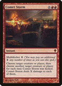 Comet Storm (Worldwake) -  (OVER-076) - Oversize Cards