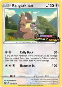 Kangaskhan - SWSH038 (Prerelease) [Staff]  - Holofoil SWSH Sword & Shield Promo Cards - Promo