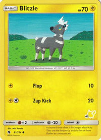 Blitzle - 81/214 (#45 Pikachu Stamped)/214  Battle Academy - Promo