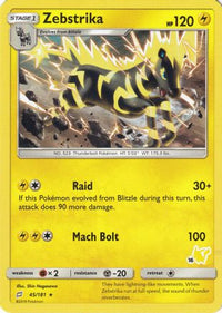 Zebstrika - 45/181 (#16 Pikachu Stamped)/181  Battle Academy - Promo
