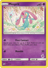 Mesprit - 84/236 (Mewtwo Stamped)/236  Battle Academy - Promo