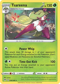 Tsareena 016  SWSH03 Darkness Ablaze - Rare