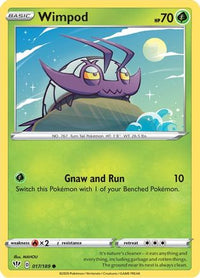 Wimpod 017  SWSH03 Darkness Ablaze - Common