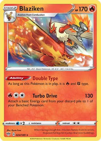 Blaziken 024  - Holofoil SWSH03 Darkness Ablaze - Holo Rare