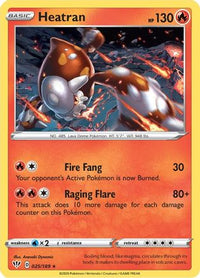 Heatran 025  - Holofoil SWSH03 Darkness Ablaze - Holo Rare