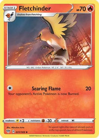 Fletchinder 031  SWSH03 Darkness Ablaze - Uncommon