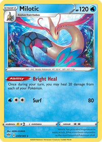 Milotic 039  - Holofoil SWSH03 Darkness Ablaze - Holo Rare