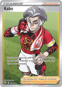 Kabu (Full Art) 186  - Holofoil SWSH03 Darkness Ablaze - Ultra Rare
