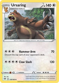 Ursaring 139  SWSH03 Darkness Ablaze - Uncommon