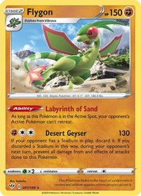 Flygon 091  SWSH03 Darkness Ablaze - Rare