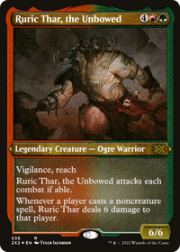 Ruric Thar, the Unbowed (Foil Etched) -  Foil (2X2-536) - Double Masters 2022