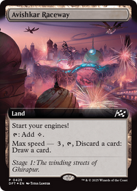 Avishkar Raceway (Extended Art) - : (Extended Art) Foil (DFT-425) - Aetherdrift