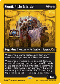 Gonti, Night Minister -  Foil (DFT-450) - Aetherdrift