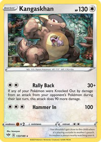 Kangaskhan - 133/189/189  Deck Exclusives - Rare
