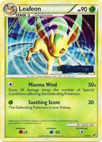 Leafeon - 17/90 (Prerelease)/90  - Holofoil HGSS Promos - Promo