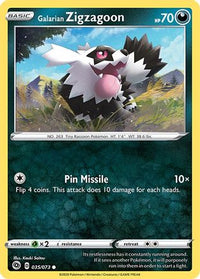 Galarian Zigzagoon 035  Champions Path - Common