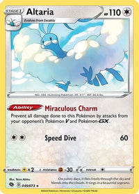 Altaria 049  - Holofoil Champions Path - Holo Rare