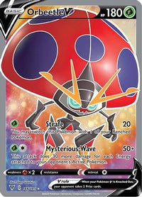 Orbeetle V (Full Art) 166  - Holofoil SWSH04 Vivid Voltage - Ultra Rare
