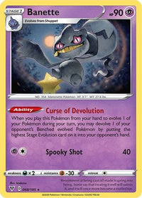 Banette 068  SWSH04 Vivid Voltage - Rare