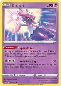 Diancie 079  - Holofoil SWSH04 Vivid Voltage - Holo Rare