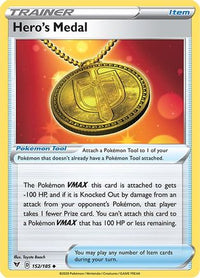 Hero's Medal 152  SWSH04 Vivid Voltage - Uncommon