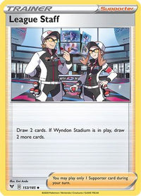 League Staff 153  SWSH04 Vivid Voltage - Uncommon