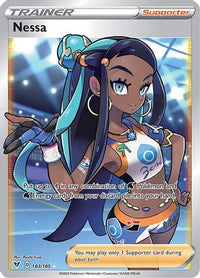 Nessa (Full Art) 183  - Holofoil SWSH04 Vivid Voltage - Ultra Rare
