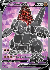 Coalossal V (Full Art) 173  - Holofoil SWSH04 Vivid Voltage - Ultra Rare