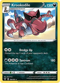 Krookodile 109  SWSH04 Vivid Voltage - Rare