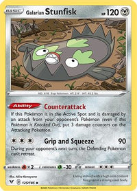 Galarian Stunfisk 125  SWSH04 Vivid Voltage - Uncommon