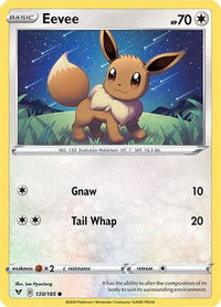 Eevee 130  SWSH04 Vivid Voltage - Common