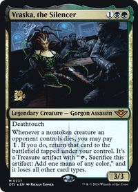 Vraska, the Silencer [Outlaws of Thunder Junction Prerelease Promos]