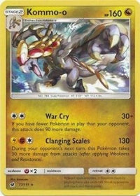 Kommo-o - 77/111 (Cracked Ice Holo)/111  - Holofoil Deck Exclusives - Rare