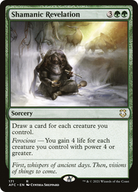 Shamanic Revelation [Dungeons & Dragons: Adventures in the Forgotten Realms Commander]