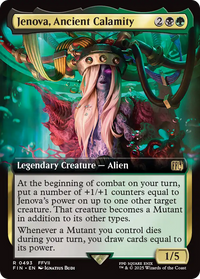 Jenova, Ancient Calamity (Extended Art) - : (Extended Art) Foil (FIN-493) - FINAL FANTASY