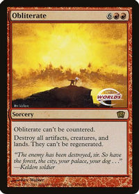 Obliterate (World Championship 2003) -  (OVER-204) - Oversize Cards