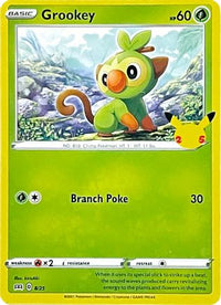 Grookey 008/25  McDonalds 25th Anniversary Promos - Promo