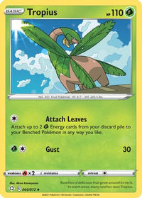 Tropius 005  Shining Fates - Uncommon