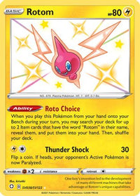 Rotom SV038  - Holofoil Shining Fates Shiny Vault - Shiny Holo Rare
