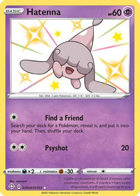 Hatenna SV054  - Holofoil Shining Fates Shiny Vault - Shiny Holo Rare