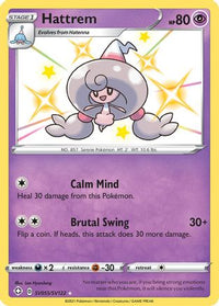 Hattrem SV055  - Holofoil Shining Fates Shiny Vault - Shiny Holo Rare