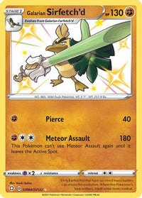 Galarian Sirfetch'd SV064  - Holofoil Shining Fates Shiny Vault - Shiny Holo Rare