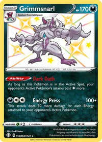Grimmsnarl SV085  - Holofoil Shining Fates Shiny Vault - Shiny Holo Rare
